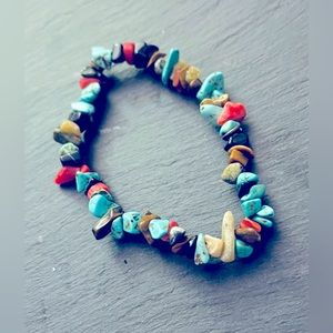 NWOT* Stellar Multicolor Stone Stretch Bracelet